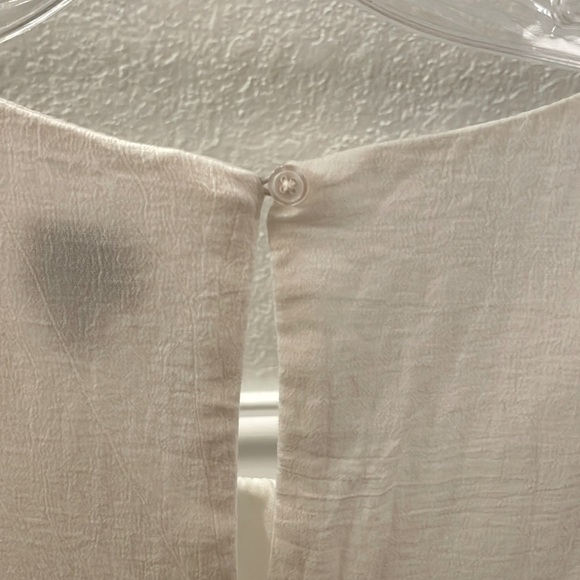 A New Day - white cotton, sleeveless, tiered maxi dress - size medium - Picture 5 of 11